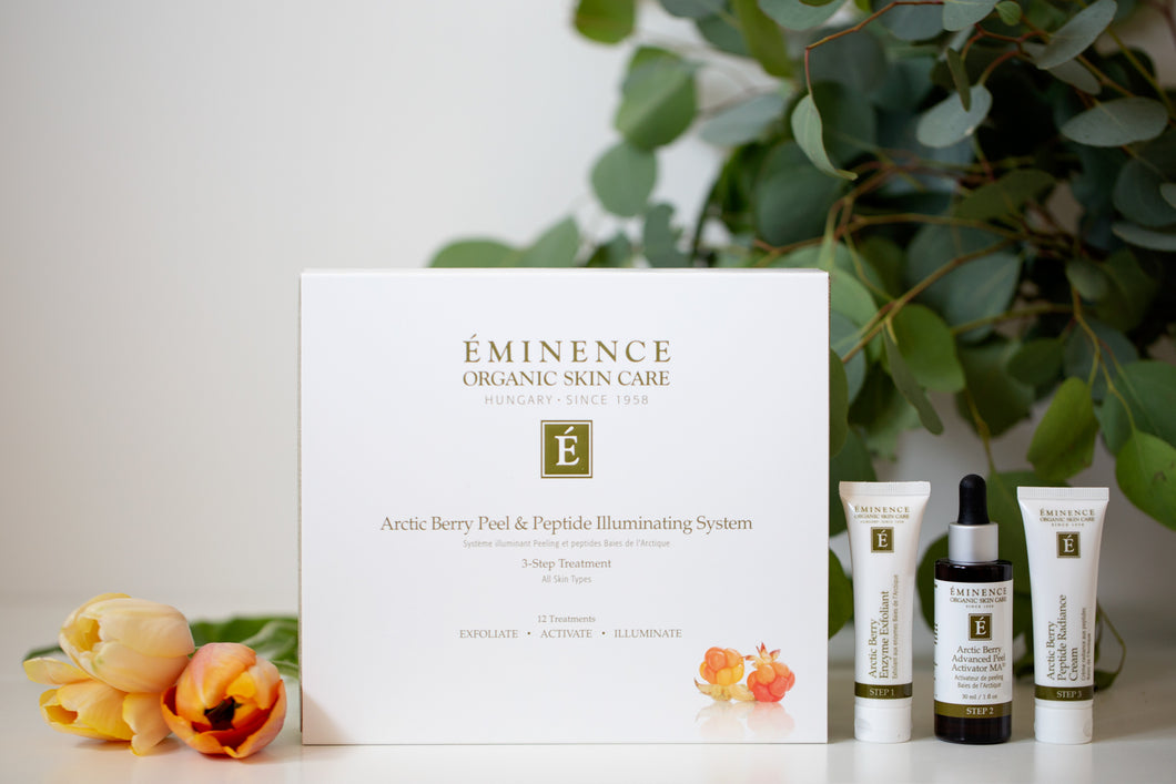 Eminence Organics Arctic Berry Peel & Peptide Illuminating System